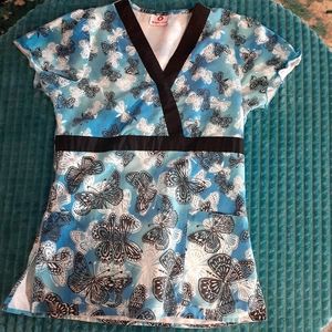 WHITE CROSS Nursing Nurse's Uniform Scrub Top